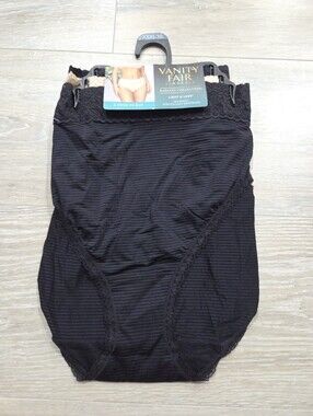 Vanity Fair New Panties Size 3XL Lace Trim Radiant Light & Luxe Hi-Cut 3 Pack